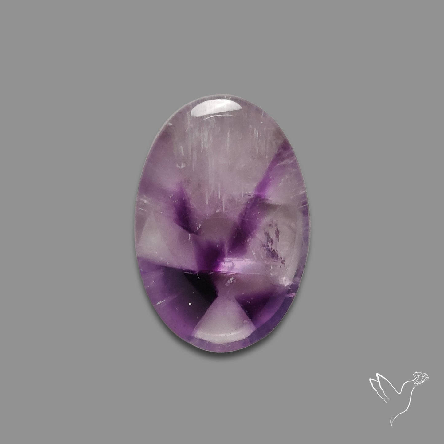 Trapiche Amethyst Cabochon