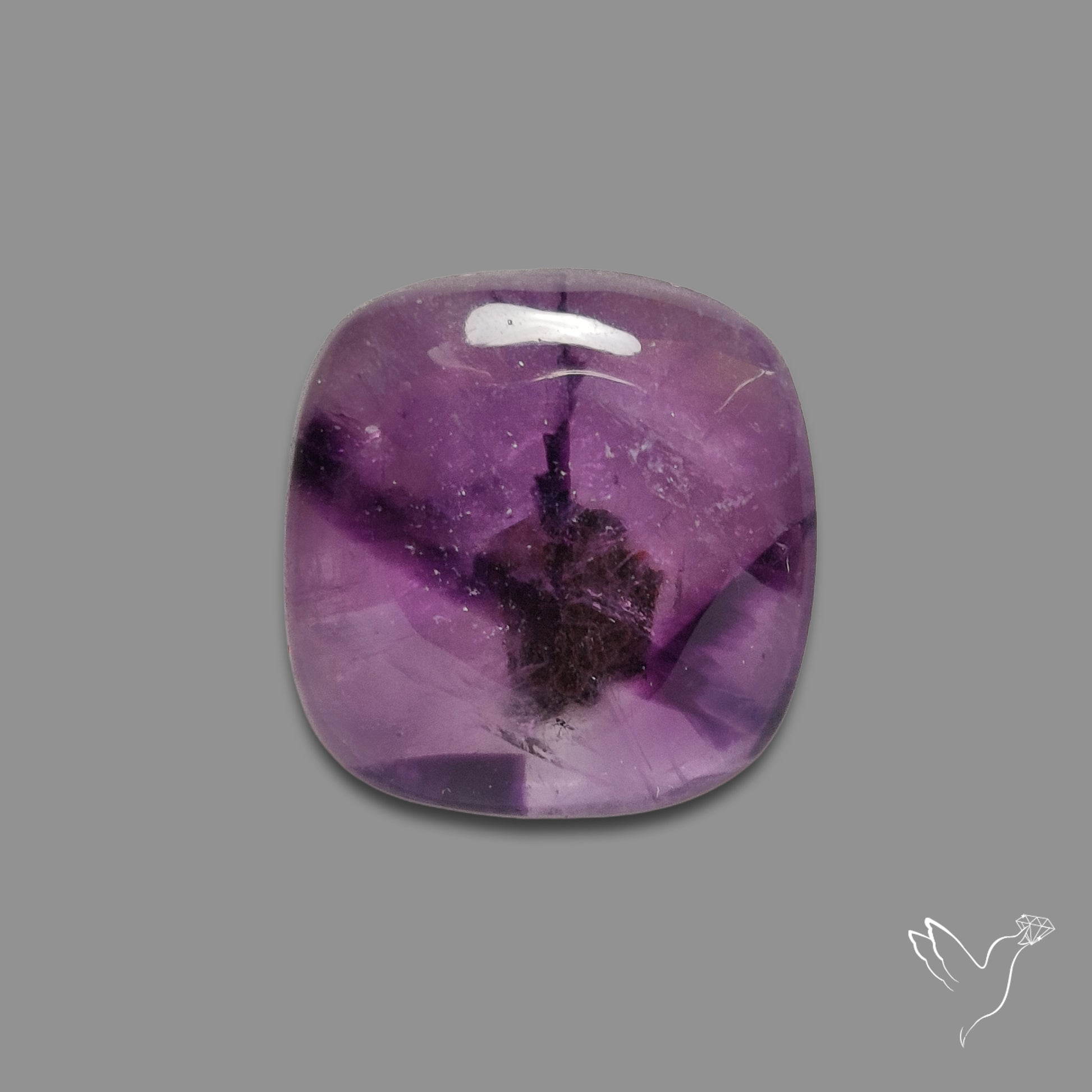 Trapiche Amethyst Cabochon