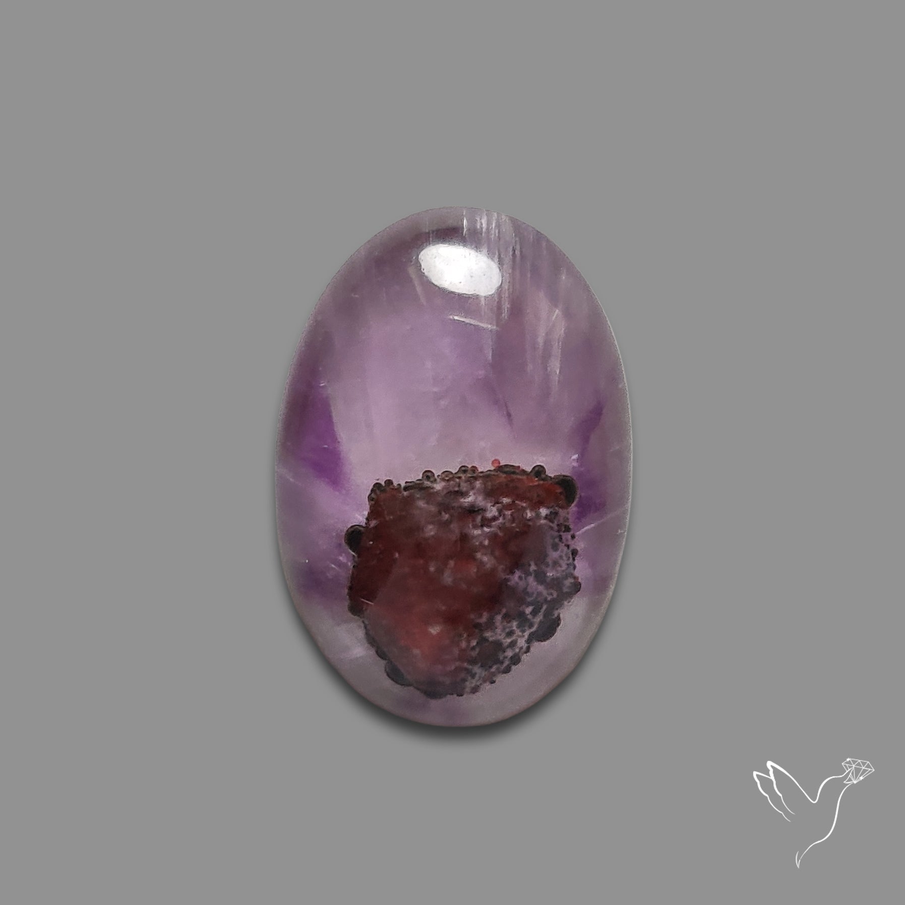 Trapiche Amethyst Cabochon