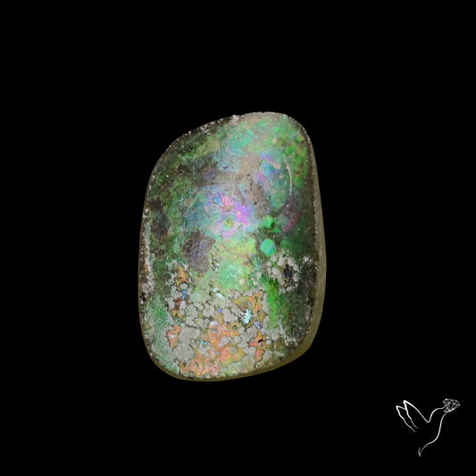 Rare Ancient Roman Glass Rainbow Vase Cabochon (not flat backed)