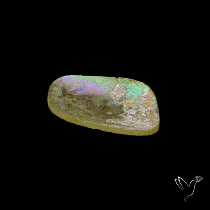 Rare Ancient Roman Glass Rainbow Vase Cabochon (not flat backed)