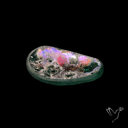 Rare Ancient Roman Glass Rainbow Vase Cabochon (not flat backed)