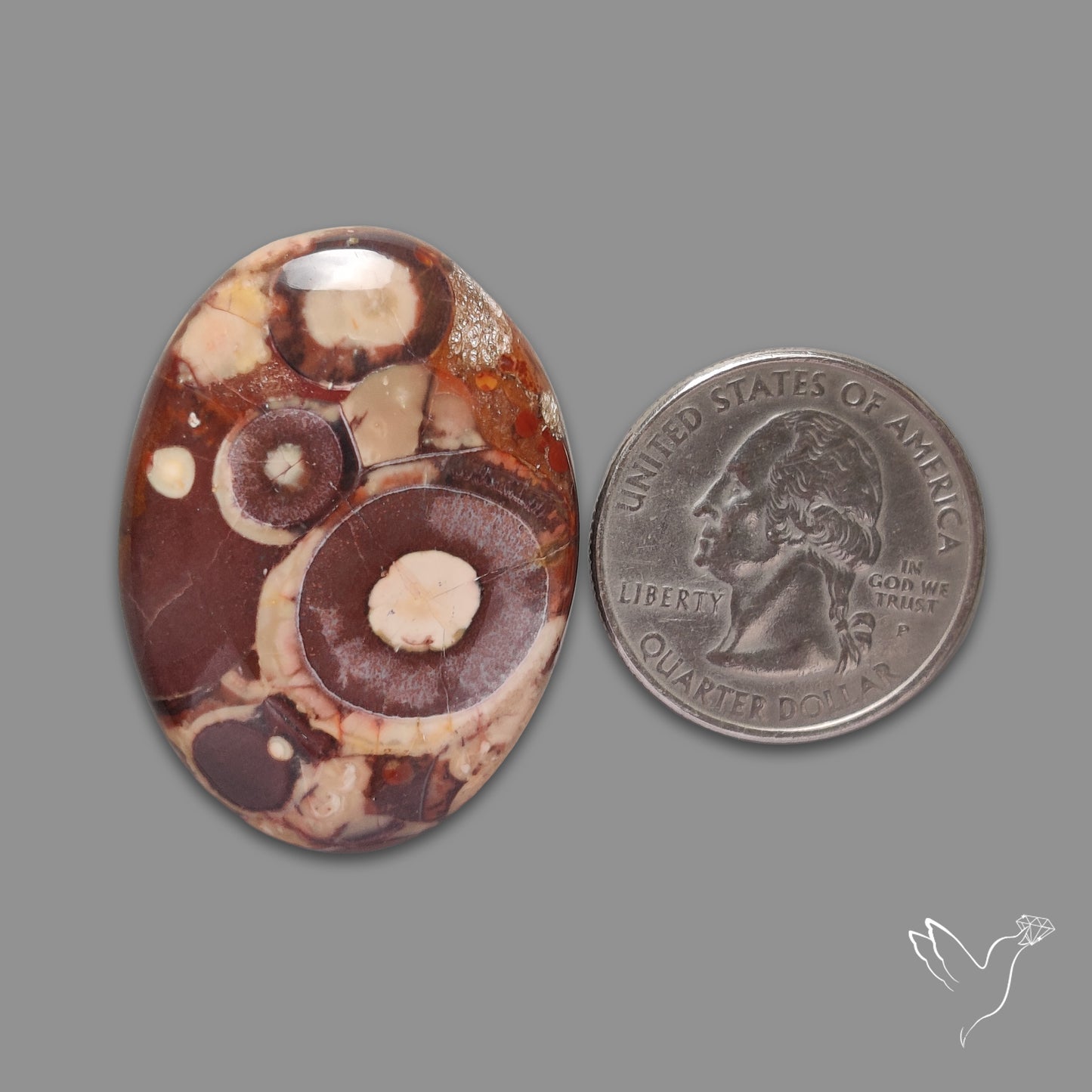 Bird Eye Jasper Cabochon