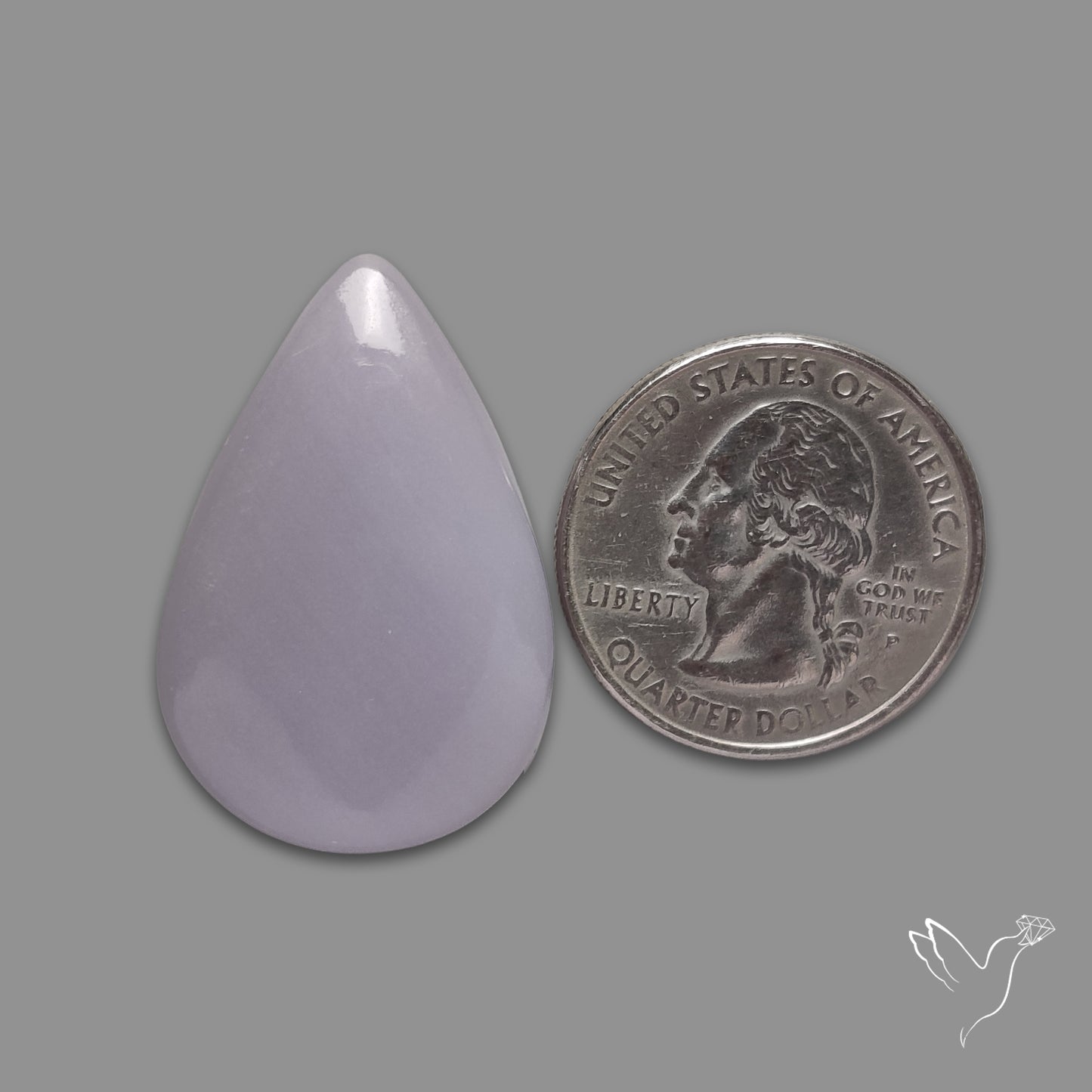 Yttrium Fluorite Cabochon