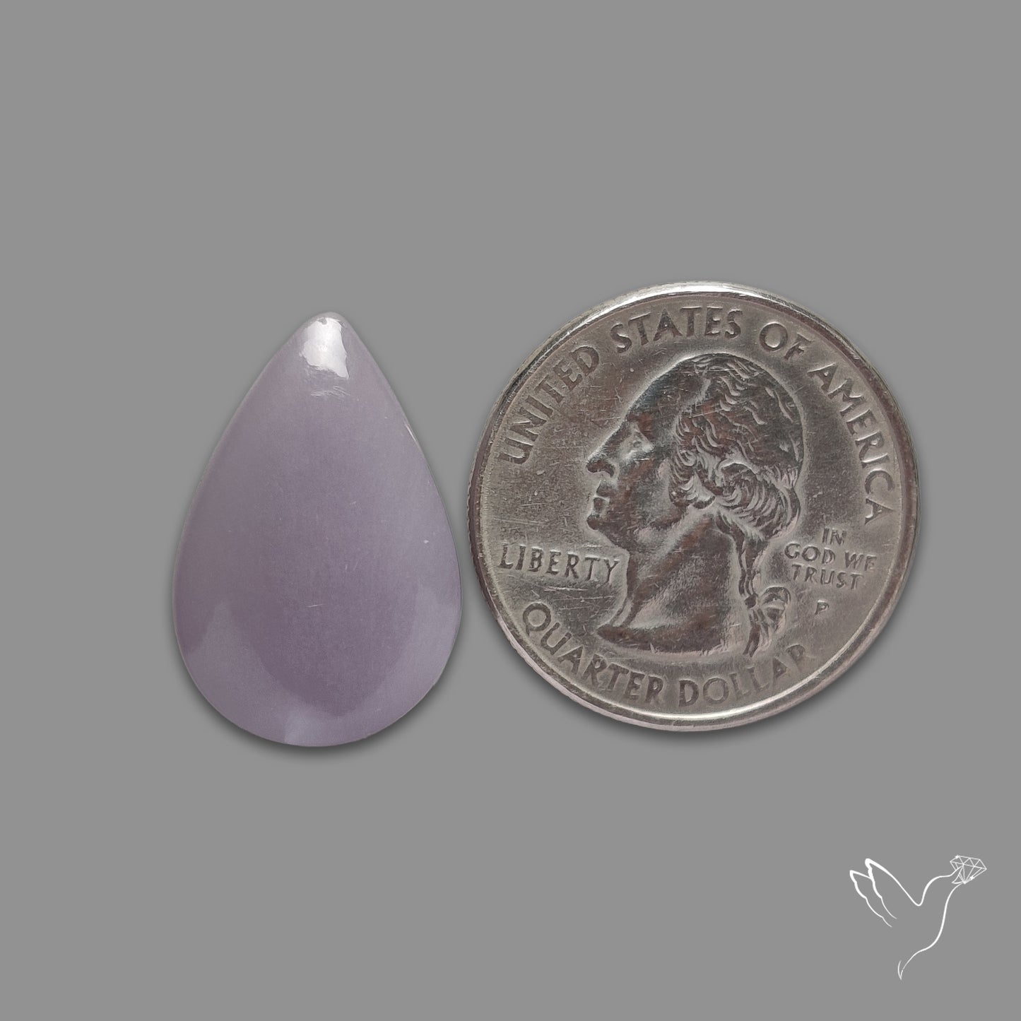 Yttrium Fluorite Cabochon