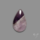 Chevron Amethyst Cabochon