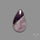 Chevron Amethyst Cabochon