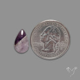 Chevron Amethyst Cabochon