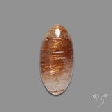 Copper Rutilated Quartz Cabochon