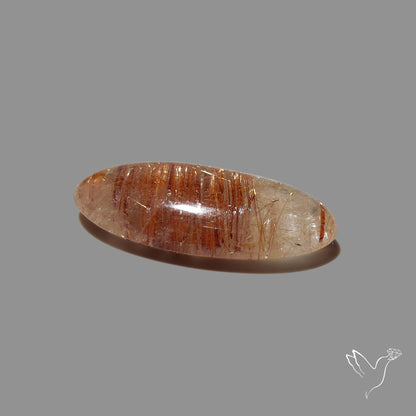 Copper Rutilated Quartz Cabochon