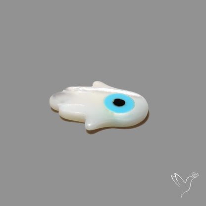 Evil Eye Mother Of Pearl Hamsa