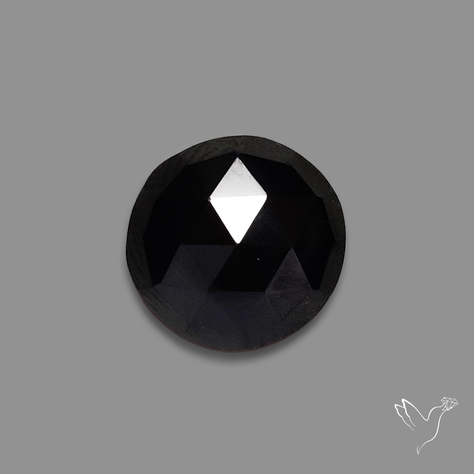 Rose Cut Black Spinel