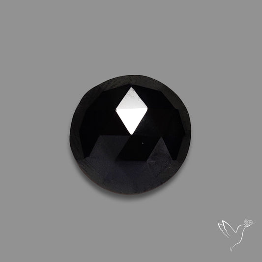 Rose Cut Black Spinel