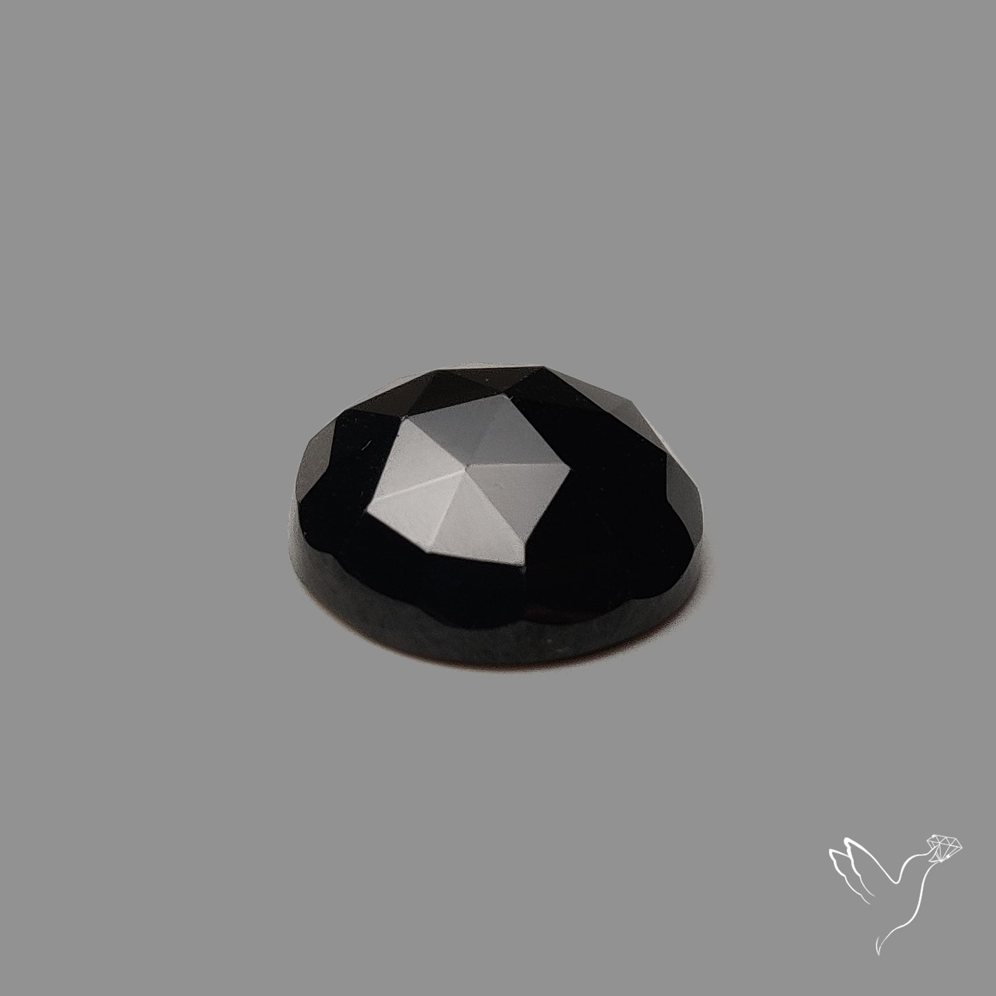 Rose Cut Black Spinel