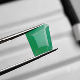 Fancy Cut Faceted Gemmy Chrysoprase