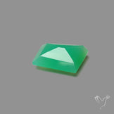 Fancy Cut Faceted Gemmy Chrysoprase