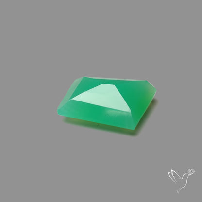 Fancy Cut Faceted Gemmy Chrysoprase