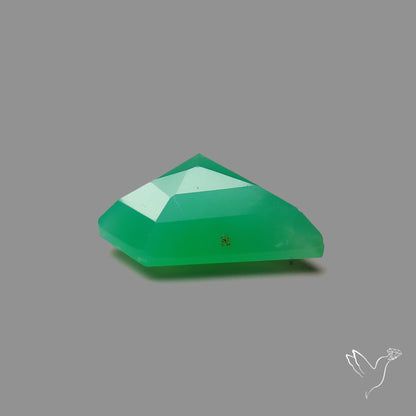 Fancy Cut Faceted Gemmy Chrysoprase