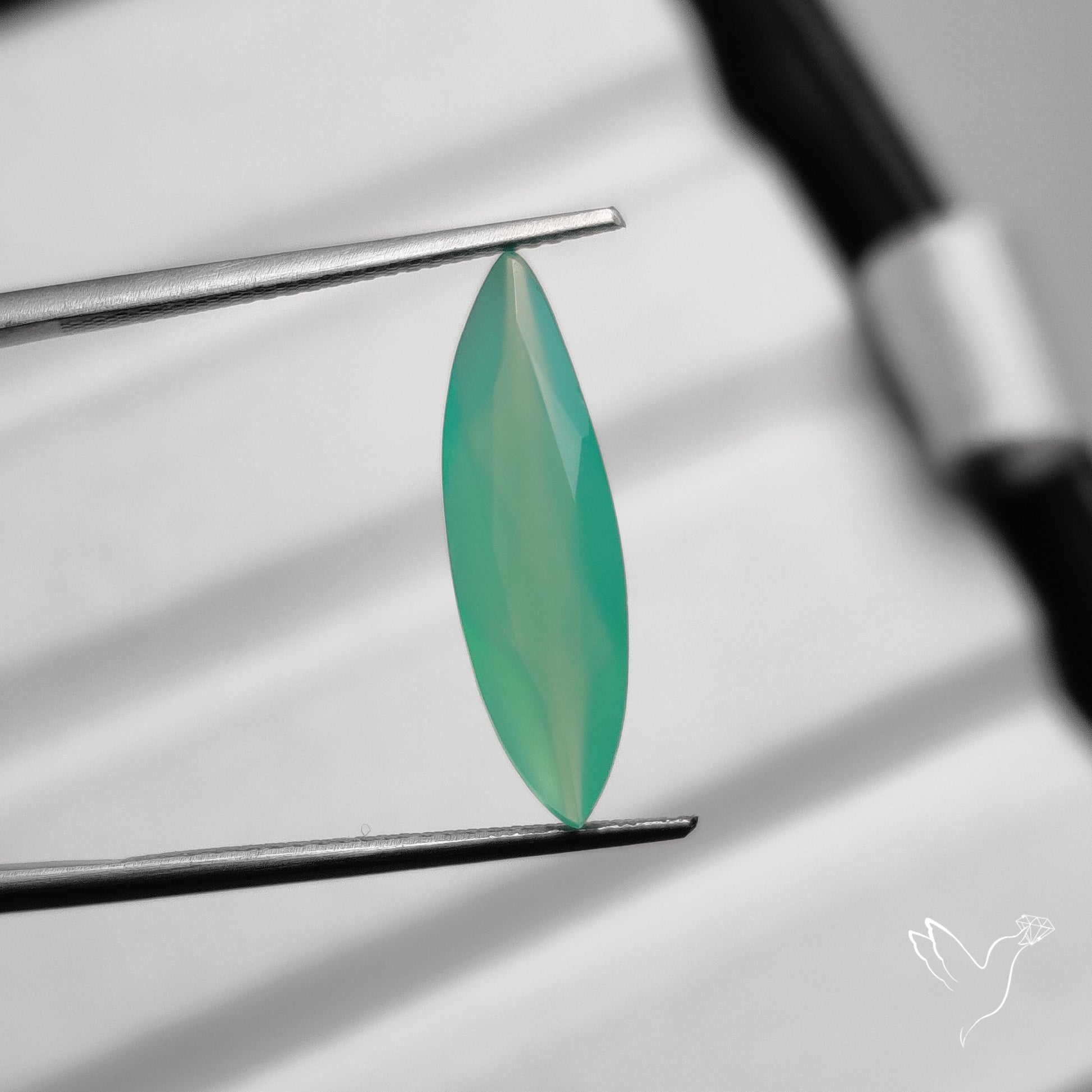 Faceted Gemmy Chrysoprase