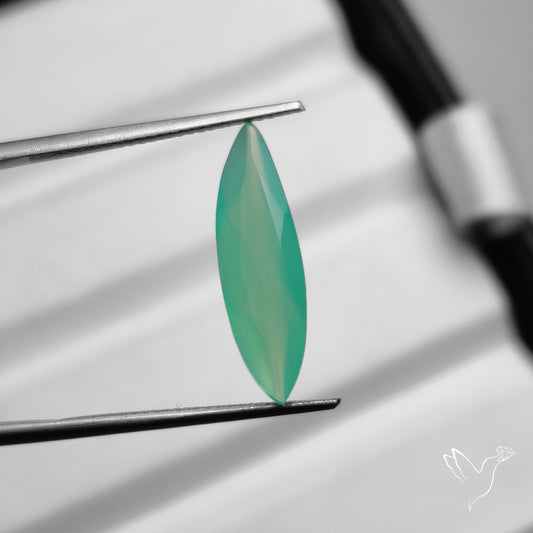 Faceted Gemmy Chrysoprase