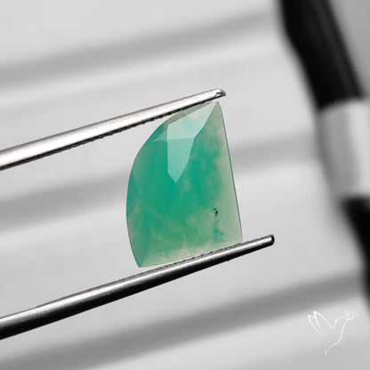 Faceted Gemmy Chrysoprase