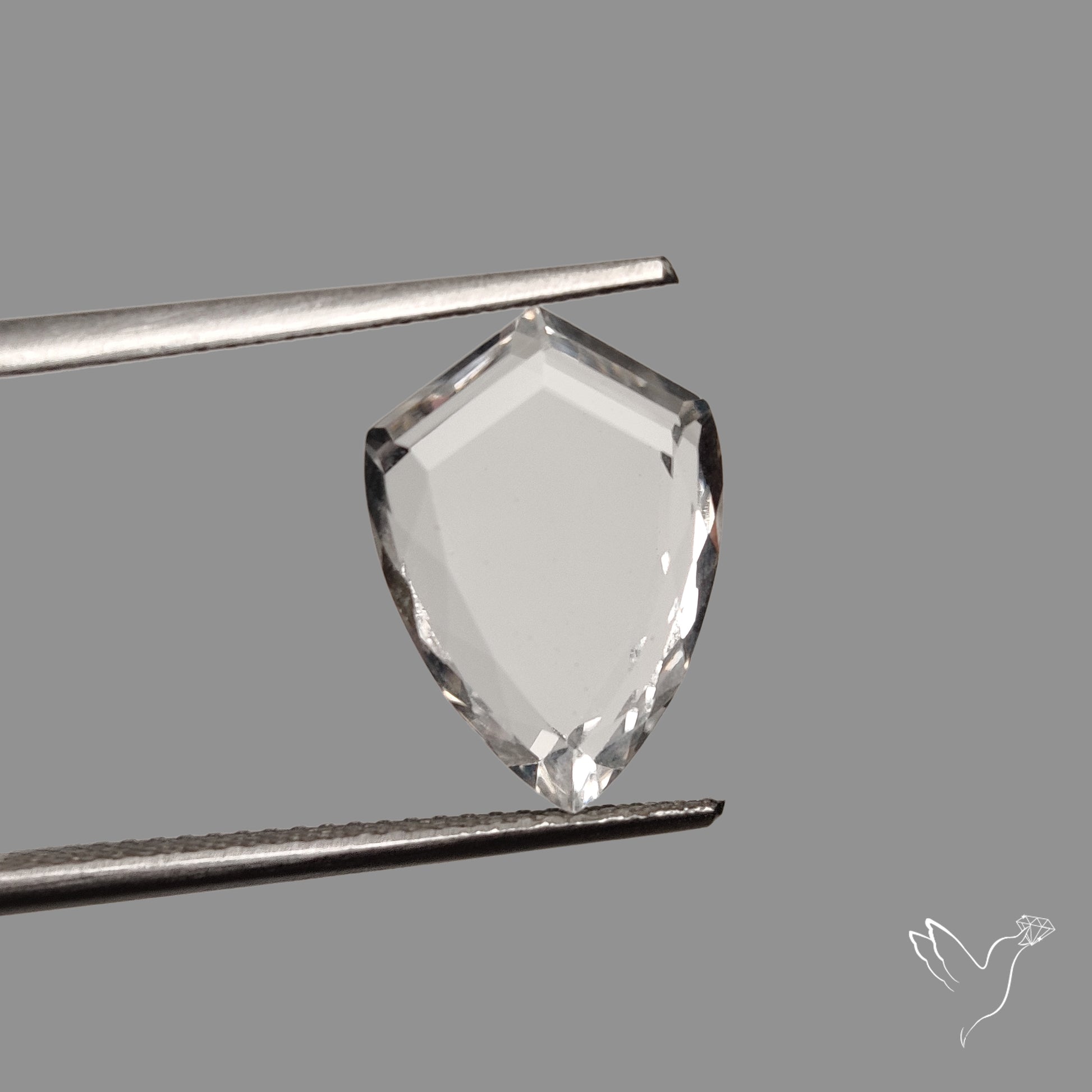 Portrait Cut Clear Himalayan Quartz High Lustre