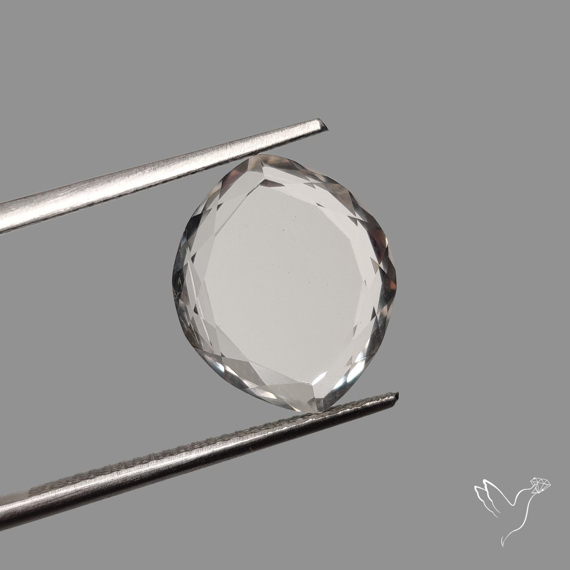 Portrait Cut Clear Himalayan Quartz High Lustre
