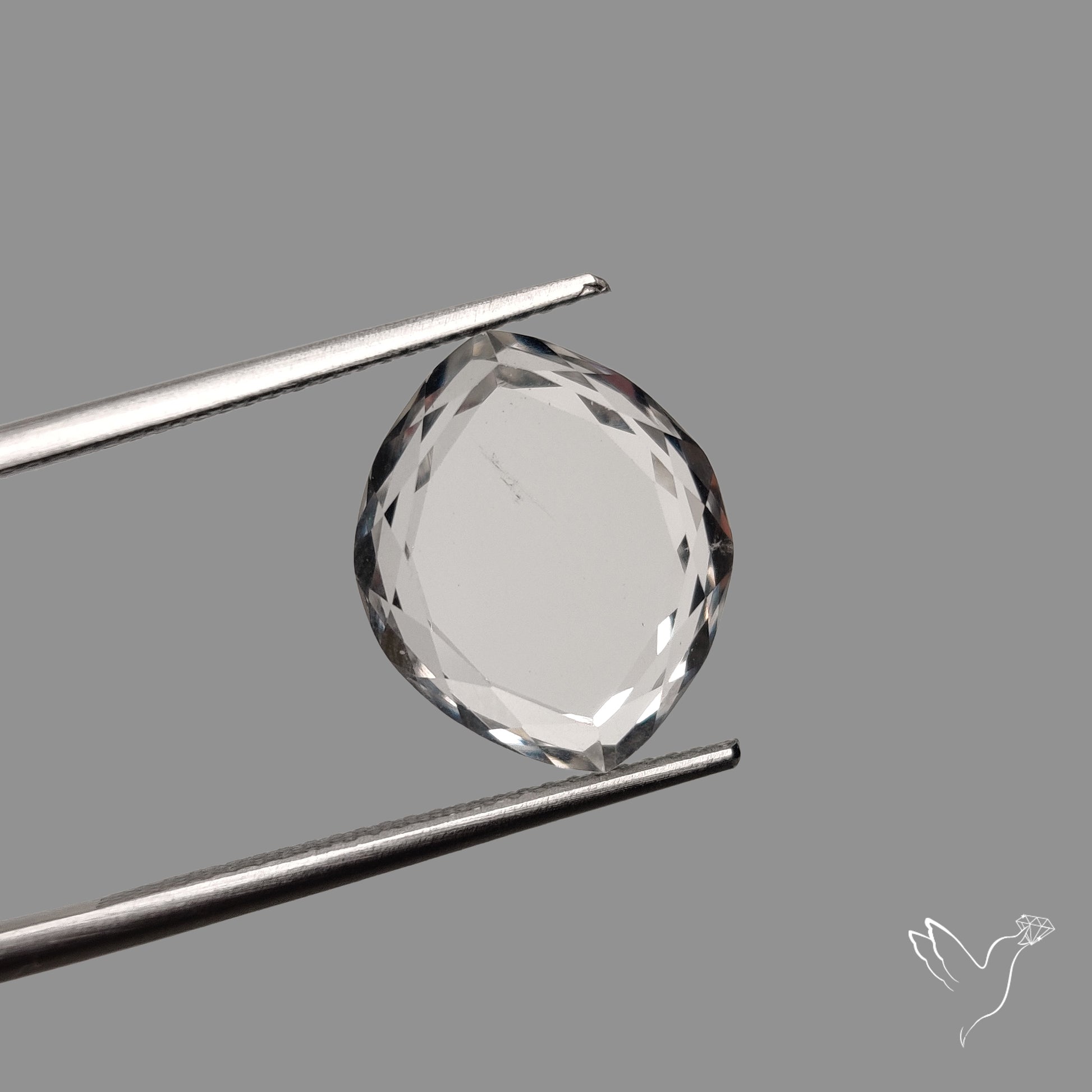 Portrait Cut Clear Himalayan Quartz High Lustre