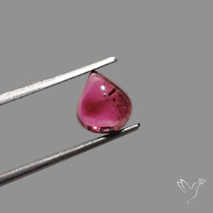 Deep Pink Rubellite Tourmaline Cabochon Fine Gemstones