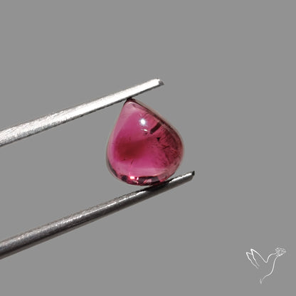 Deep Pink Rubellite Tourmaline Cabochon Fine Gemstones
