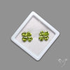 Faceted Peridot Hearts Set Fine Gemstones