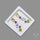 Faceted Blue Topaz, Peridot, Lemon Quartz and Rhodolite Garnet Set