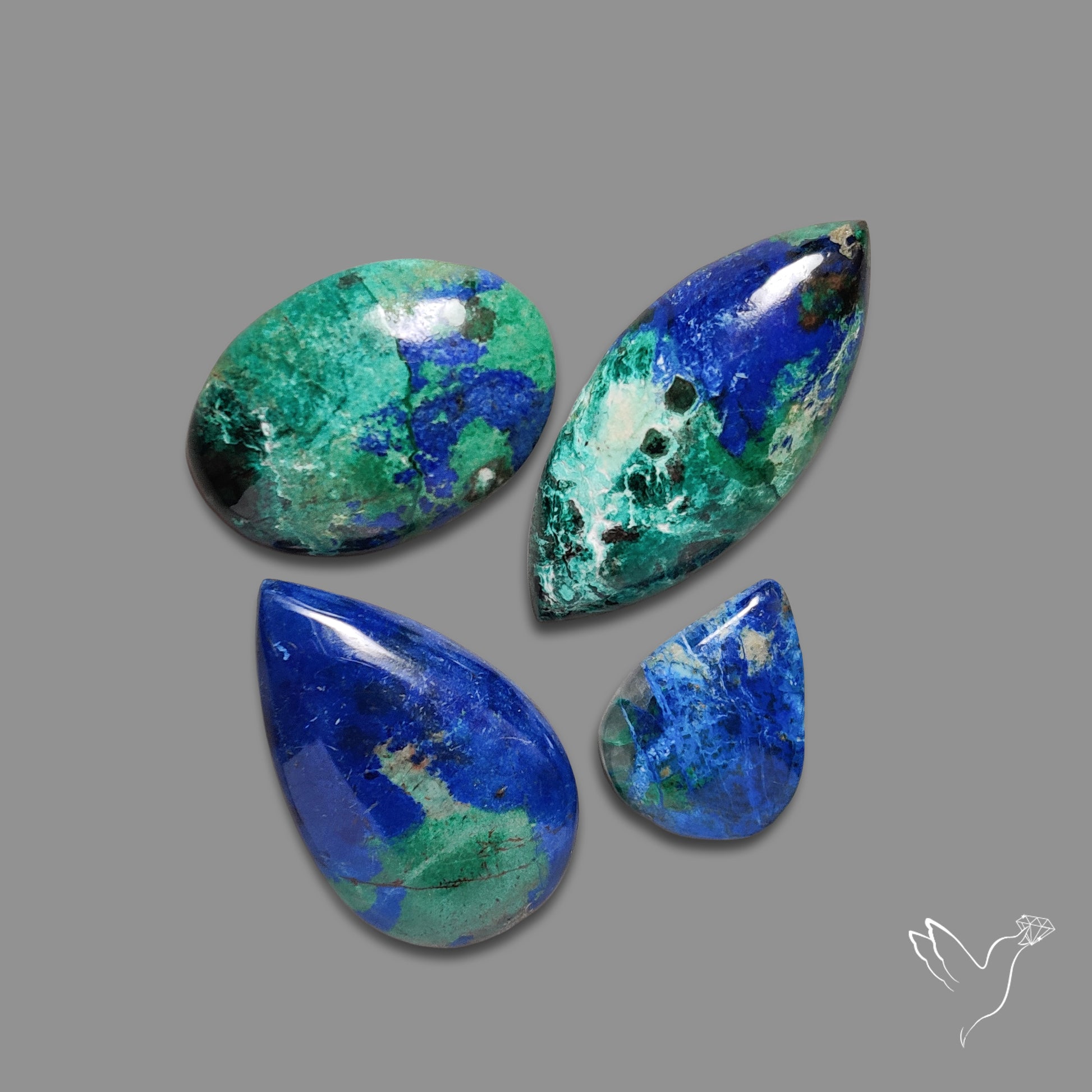 Congo Azurites Lot
