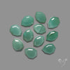 Portrait Cut Green Aventurines Lot