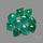 Rose Cut Chrome Chalcedony Lot