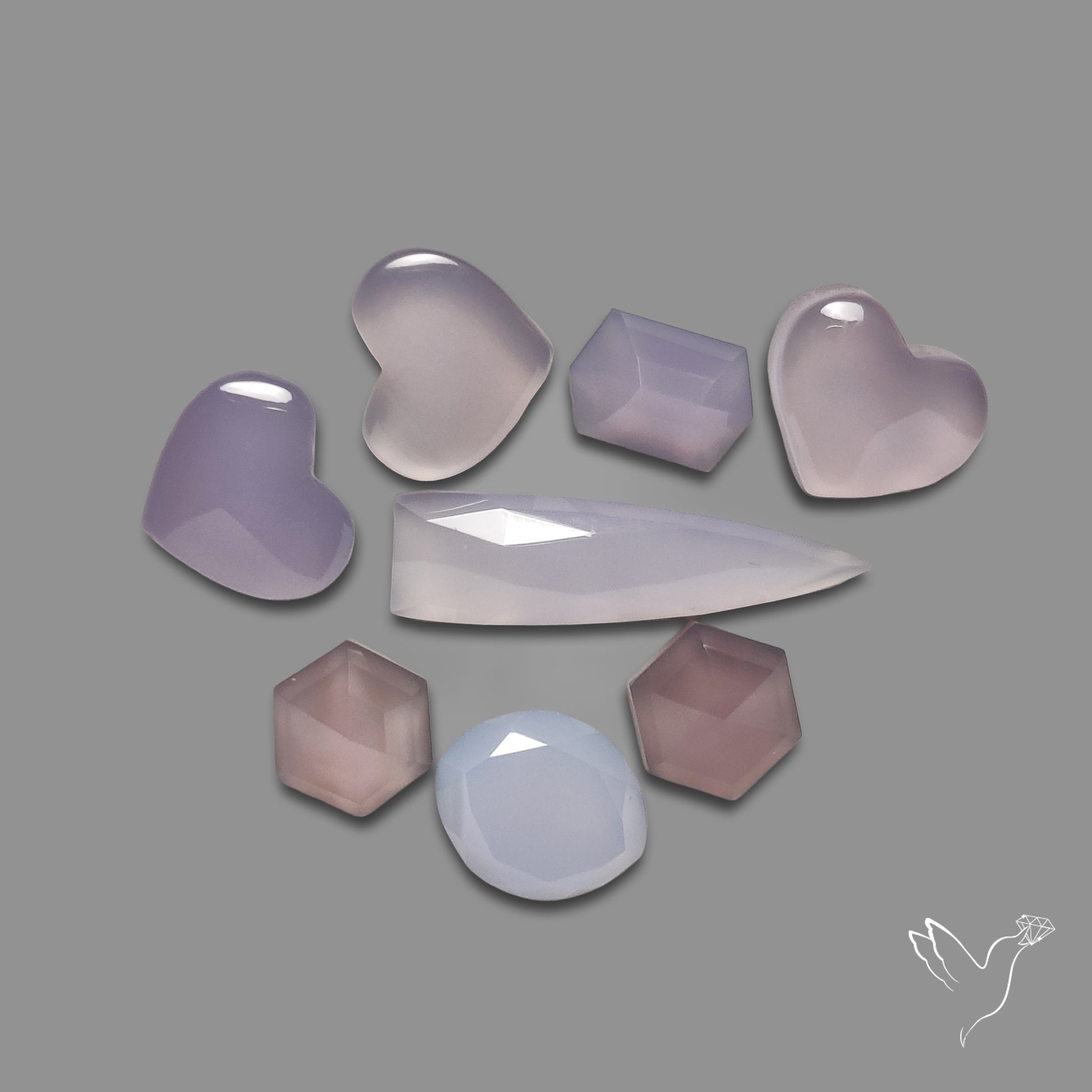 Lavender Chalcedony Lot
