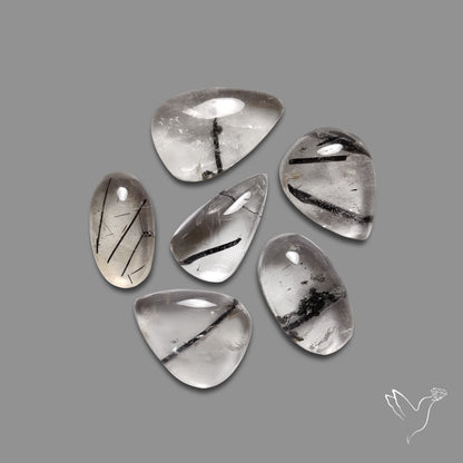 Black Tourmalinated Quartz Lot