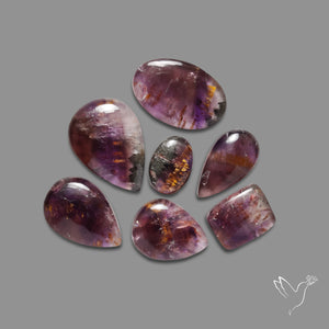 Cacoxenite In Amethysts Lot