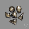 Rose Cut Goldsheen Obsidians Lot