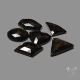Rose Cut Goldsheen Obsidians Lot