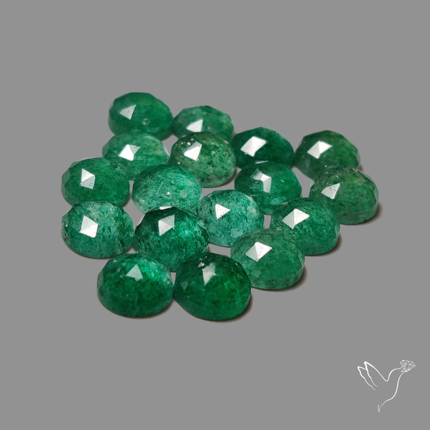 Rose Cut Green Tanzurine Lot