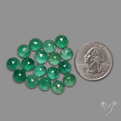 Rose Cut Green Tanzurine Lot