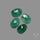 Rose Cut Deep Green Mtorolite Chrome Chalcedony Lot