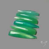 Rose Cut Gemmy Chrysoprase Lot