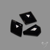 Rose Cut Black Spinels Lot