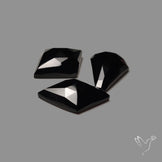 Rose Cut Black Spinels Lot