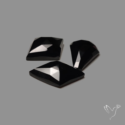 Rose Cut Black Spinels Lot