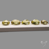 Faceted Green Gold Lemon Quartz