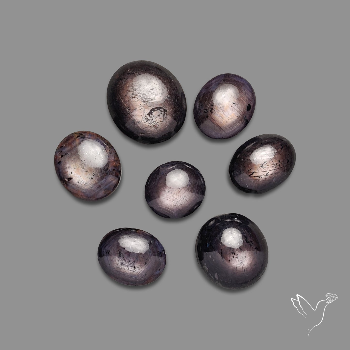 Dark Star Rubies Lot