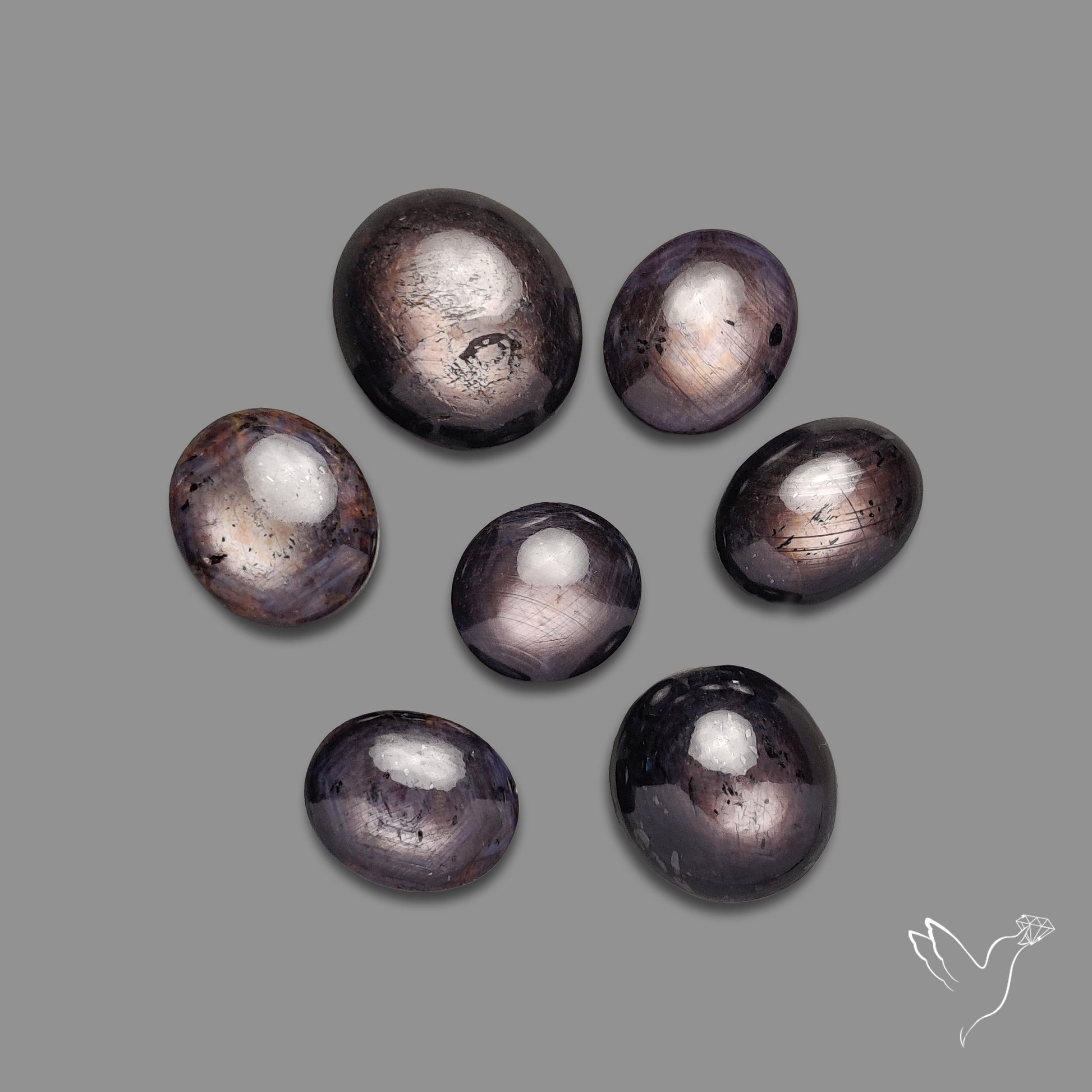 Dark Star Rubies Lot